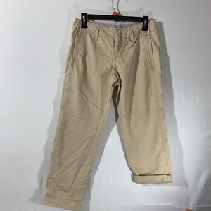 Banana Republic NWT Khaki Cropped Pants Womens Size 0 Ankle